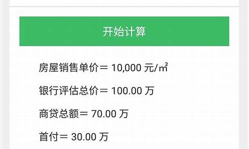 二手房税费计算器2021最新版_二手房 税费计算器